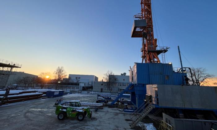 Bohrstart für das Geothermieprojekt am MTU-Standort in München-Allach.