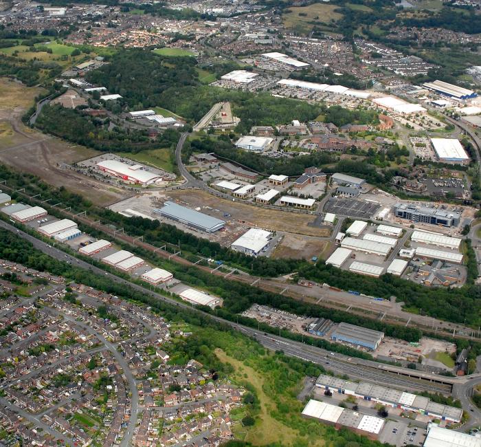 Aerial Etruria Valley